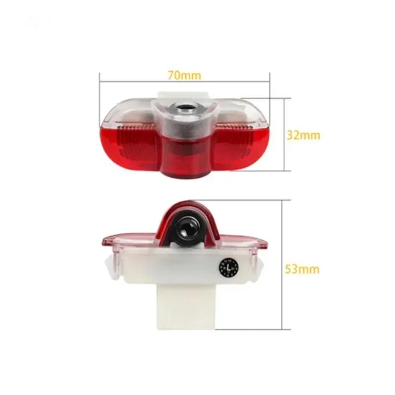 ZDVK6 2Pcs Car Door Welcome Light Logo for Skoda VRS Logo Octavia A5 MKII 2006 2007 2008-2013 Ghost Shadow Projector Lamp Accessories