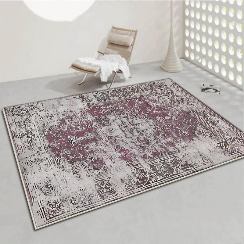 Американский стиль Персия Большой ковер Украшение гостиной Домашний ковер для диванной зоны Спальня Гардеробная Напольный коврик Моющийся Нескользящий