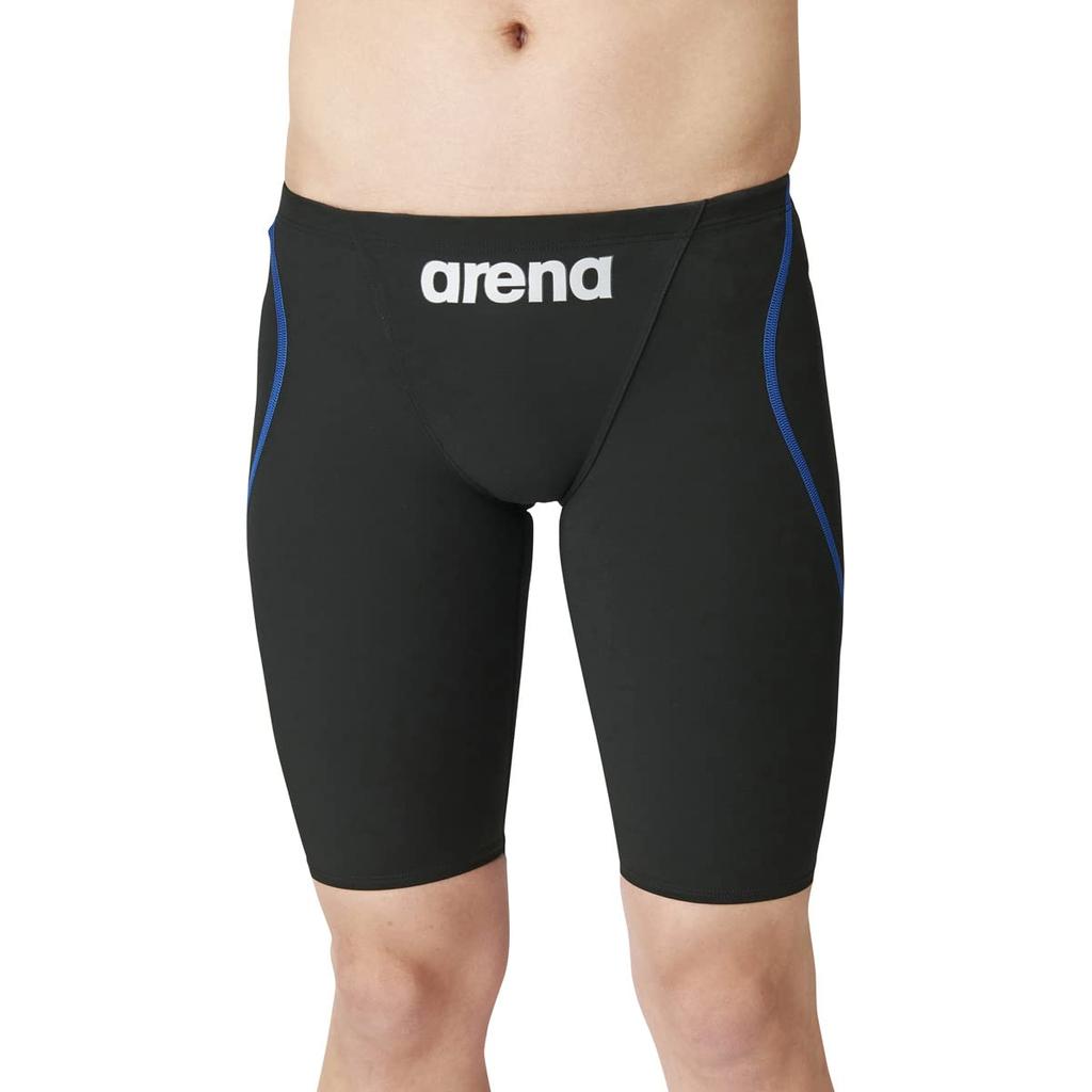 Arena Competitive Swimsuit Race Boys Junior AQUAFORCE Fusion Tri Junior Half Spats Black X Black R120 [FINA Approved] (BKBU) ARN-1011MJ