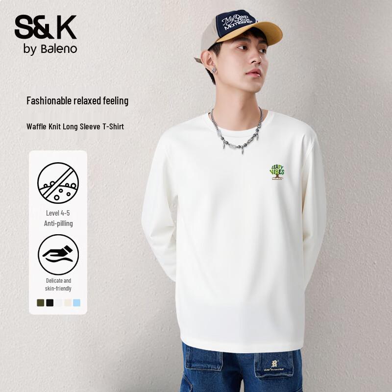 Baleno S&K Men's Waffle Long-Sleeve T-Shirt