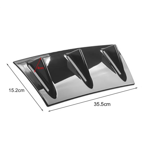 Универсальный автомобильный дефлектор шасси, задний бампер, плавник, спойлер в виде акулы, аксессуар