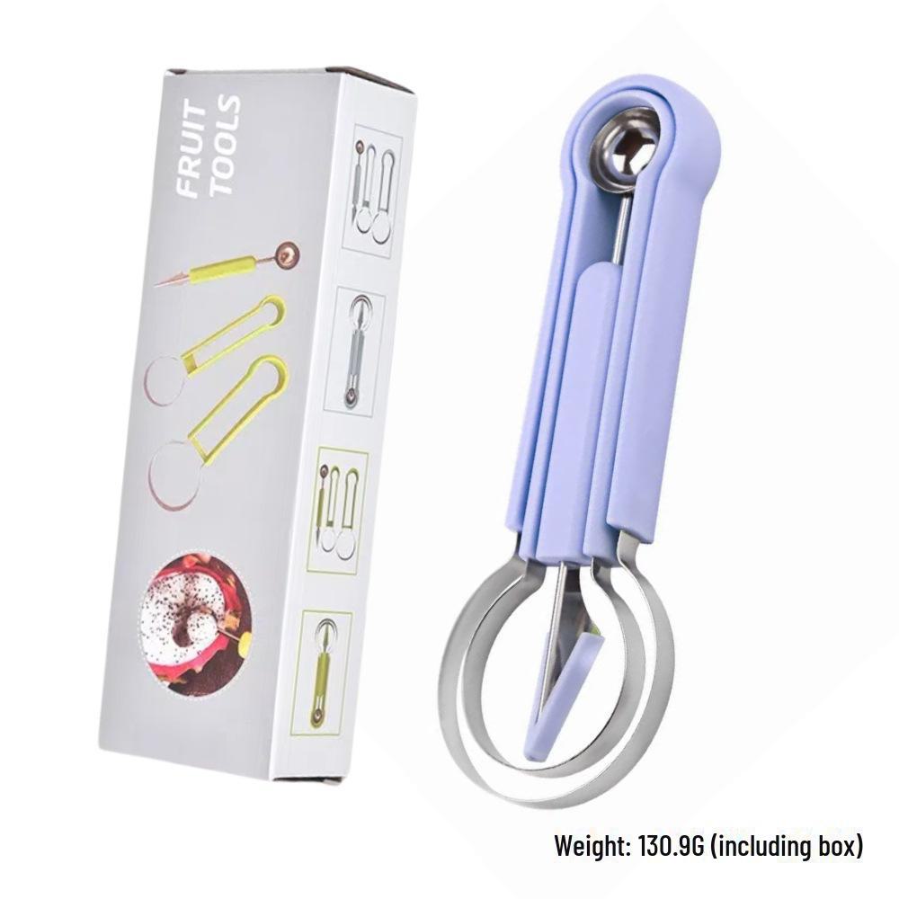 Набор ножей для карвинга по арбузу из нержавеющей стали с двусторонней ложкой для фруктовых шариков