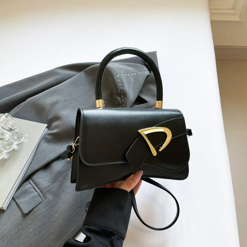 Модная контрастная расцветка Новая нишевая текстурная сумочка Повседневная универсальная простая на плечо мессенджер