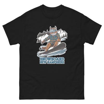 Snowboard New Hampshire Bobcat USA Snowboarding Animal T-Shirt
