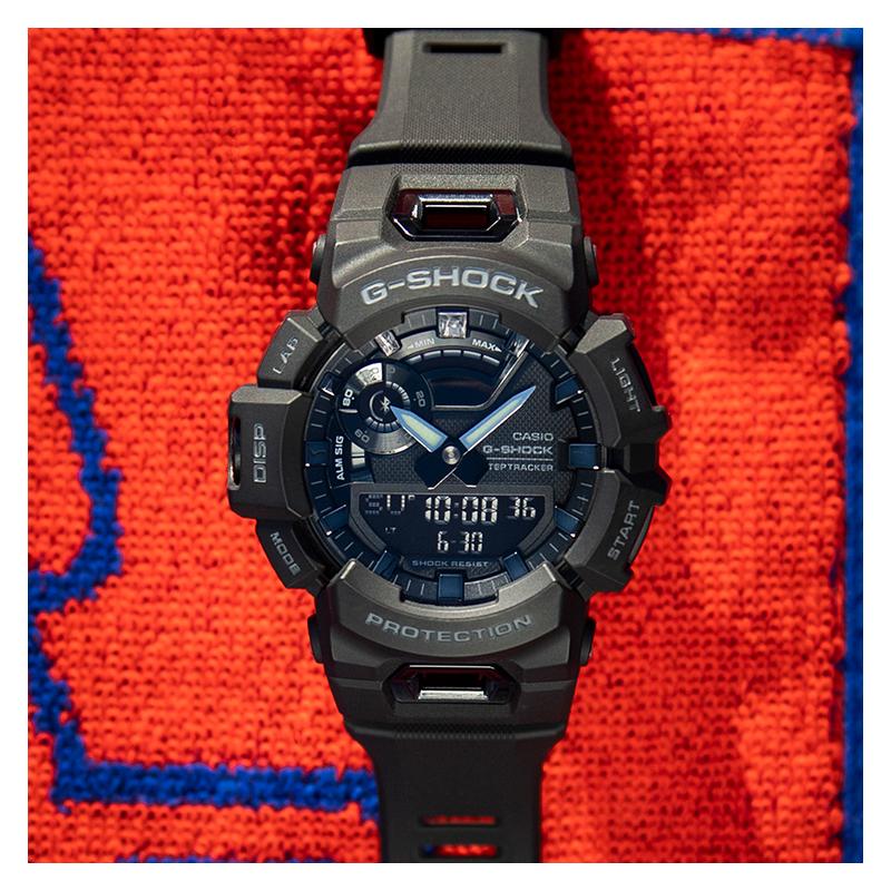 Casio G-SHOCK Серия G-SQUAD ударопрочные, противомагнитные, многофункциональные для бега, кварцевый механизм, полимерный ремешок, японский и корейский GBA-900-1APR