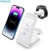 3 In 1 Wireless Charger Stand For Iphone 14 13 12 11 Xs Xr X Iwatch 8 7 Airpods Pro For Samsung S22 S21 Galaxy Watch 5 4 Buds