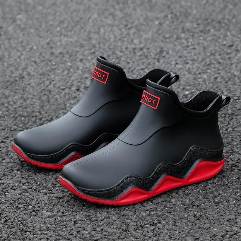 Зима Осень Весна Лето Теплый Мех Дождевая Обувь Мужчины Женщины Противоскользящая Износостойкая Дождевая Вода Забродные Рыбацкие Сапоги