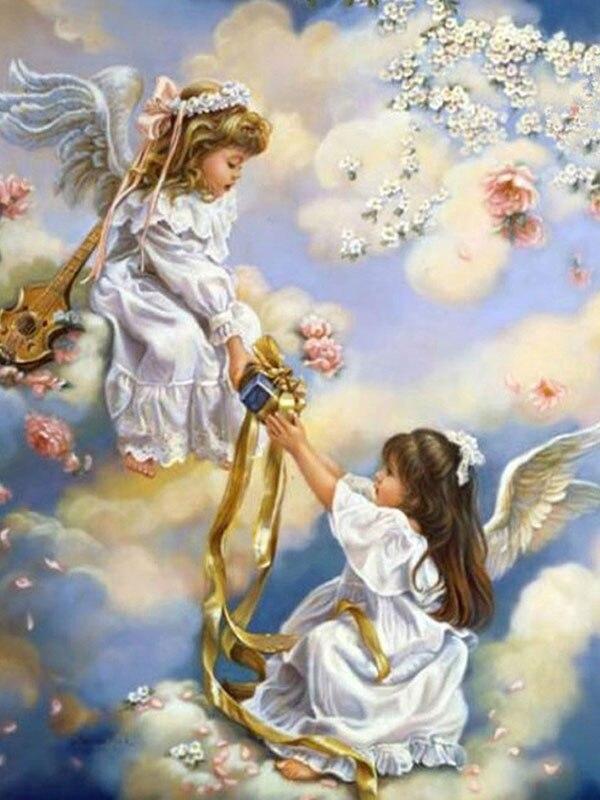 5D Diy Алмазная картина Эльф Фея Фэнтези Фея Полный круглый набор крестиков Алмазная вышивка Портрет Мозаика Плакат