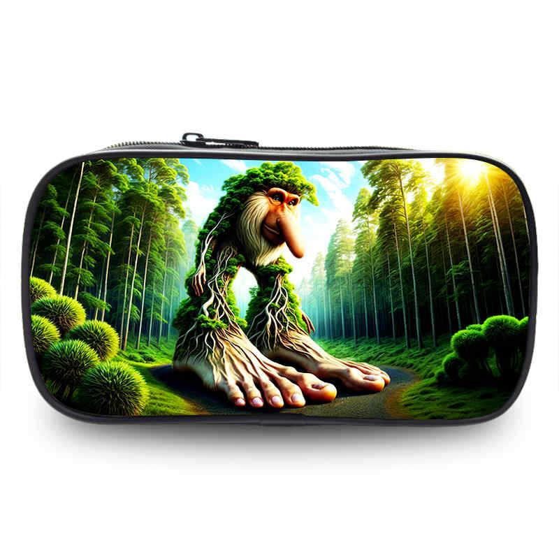 Tralalero Tralala Pencil Cases New Tungtung Sahur Brainrot Kids Stationery Bags Student Back To School Pen Pouch Children Gift