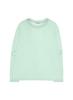 INTEREST Cut Out Sleelve Top_Mint