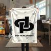 1 шт. Фланелевое одеяло JuL C'est Pas Des Lol Print, Высококачественное, Для всех сезонов, Декор для дома, Тепло и комфорт, Идеально для рождественских подарков