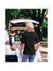 Women's Dot Knit Pullover Sweater Short Sleeve Cute Summer Blouse Top