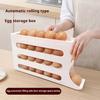 Коробки для хранения яиц в холодильнике Четыре яруса Автоматическая подача Вместительный органайзер для яиц