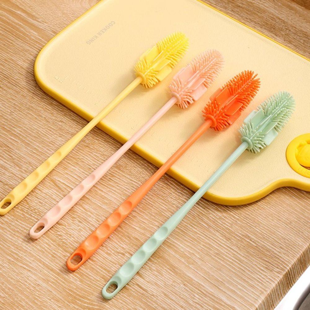 Long Handle Cup Brush Portable Bottle Brush High Quality Sponge Brushes