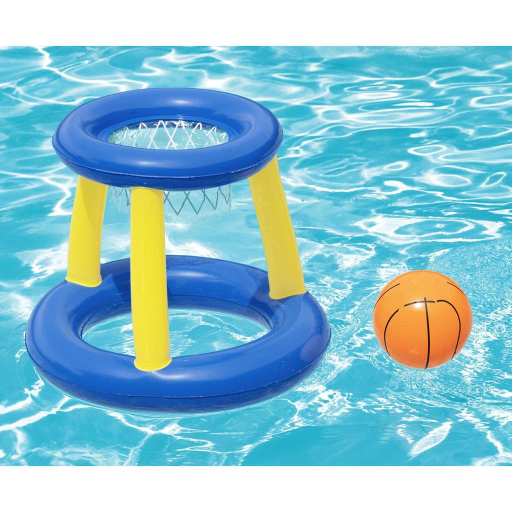 Надувной бассейн, волейбольный комплект с волейбольной сеткой, кольцами, утолщенный, безопасный, портативный надувной бассейн