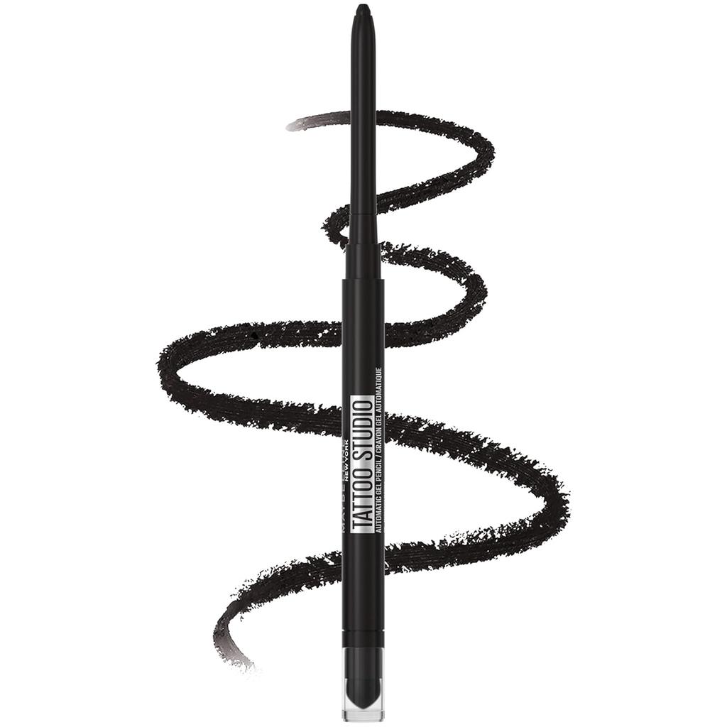 Maybelline New York Smudge Proof Waterproof Gel Eyeliner Pencil Tattoo Studio Smokey Black 0.28g