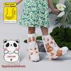 1Pair Cartoon High Waterproof Children'S Shoe Covers Protectors Anti-Slip Rain Proof Long Shoes Cover With Stretchy Cuff