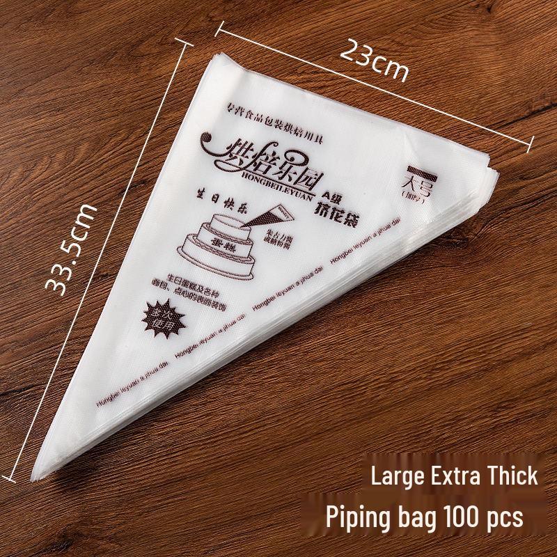 Disposable Plastic Piping Bag for Baking and Icing