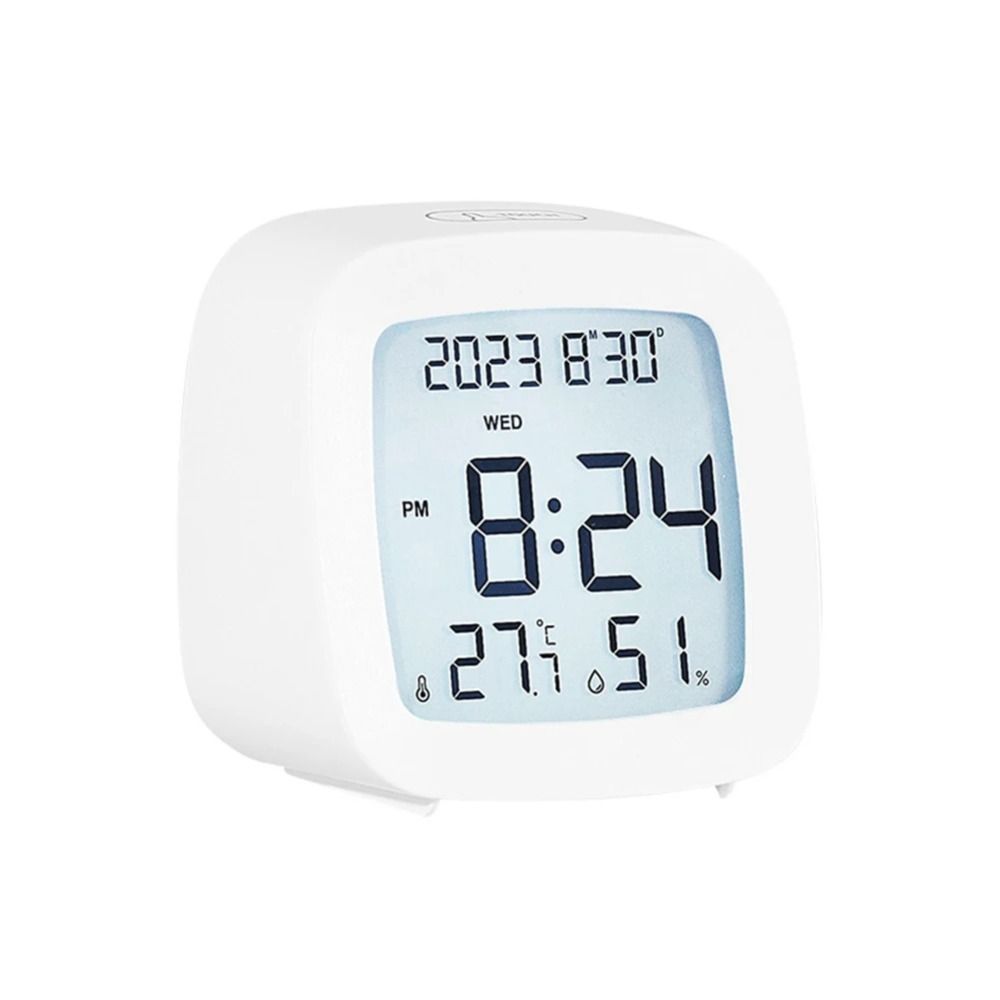 Humidity Monitor Convenient Small Alarm Clock Battery Operated Led Alarm Clock