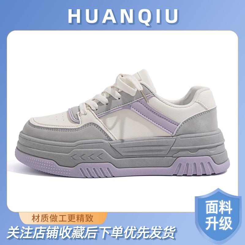 Глобальная женская обувь на платформе, увеличивающая высоту, женская обувь ZHQ5361-1, весенняя новая тенденция, универсальная ретро-спортивная обувь для женщин