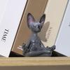 Сфинкс Кот Симуляция Безволосый Кот Фигурка Медитация Йога Счастливый Кот Декор Рождественский Подарок
