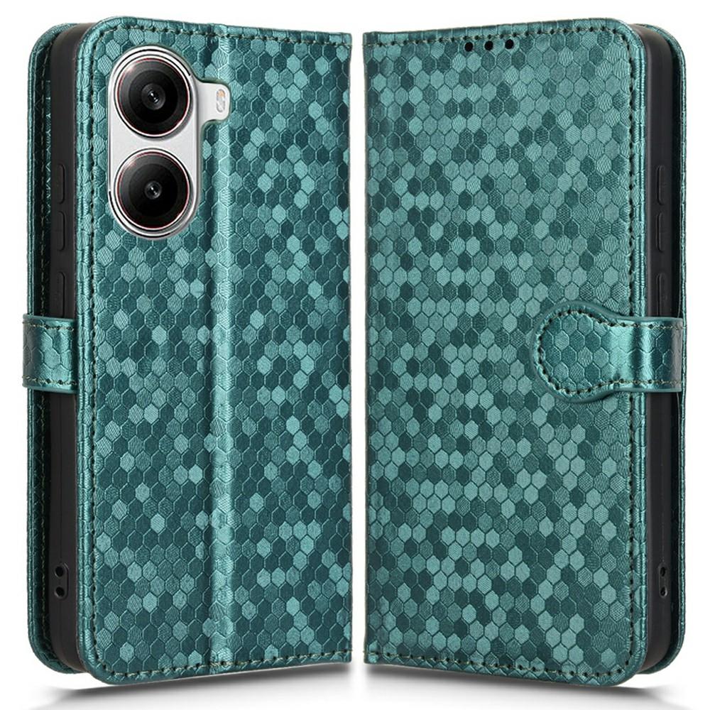 For Xiaomi Poco X7 Pro 5G/Redmi Turbo 4 5G Wallet Case Dot Pattern Imprint PU Leather Phone Cover