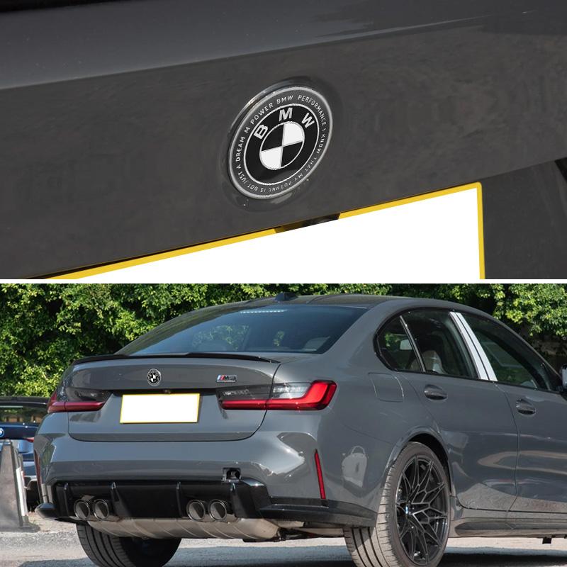 82/74MM Front Hood Emblem Trunk Rear Badge Logo For BMW E46 E90 F30 F10 F20 G20 E87 E60 E63 F01 F02 G14 E83 X5 Car Accessories