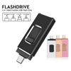 Флеш-накопитель 4-в-1 для телефона, внешняя память типа C, OTG, внешние данные, аксессуары для телефона