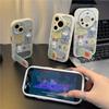 Синий кролик чехол для телефона для IPhone 16/15 Promax Мультяшный 14 Противоударный 13 Креативный 12 Продвинутый 11