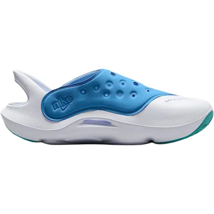 Nike Aqua Swoosh Sandal GS Blue Beyond Dusty Cactus Kids Sneakers White FV6363-400