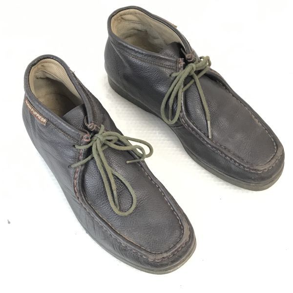 HUSH PUPPIES Кожаные ботинки Wallabee Мужские 25.0 Коричневые(ИСПОЛЬЗОВАЛ)