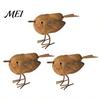 Handcrafted Animal Decor for Home Rustic Metal Birds Decoration, Outdoor Bird Garden Statue Decorative Ornaments, Unique Statues Birthday Gifts