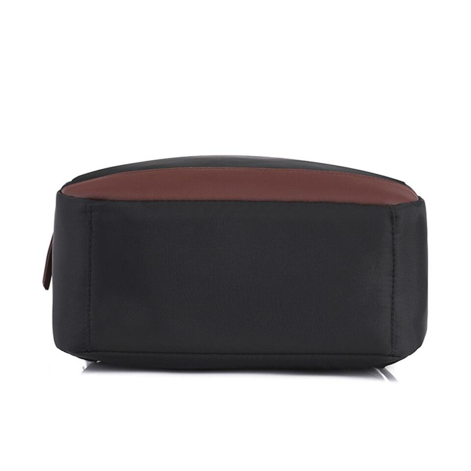 Школьный рюкзак для девочек-подростков, нейлоновый женский рюкзак, женский однотонный знаменитый повседневный женский рюкзак