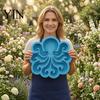 Ocean Animal Shape Casting Form Themed Stepping Stone Silicone Mold for DIY Garden Patio Walkway Path Decor, Reusable Concrete Animals Mold,