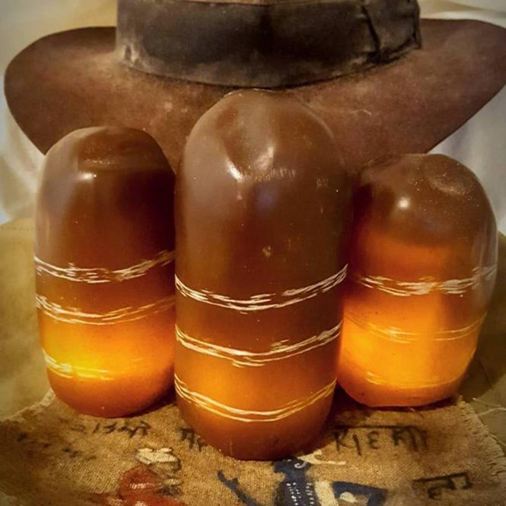 ZK40 Resin Glowing Stone Sankara Stone Cosplay Props Home Decoration Collectibles