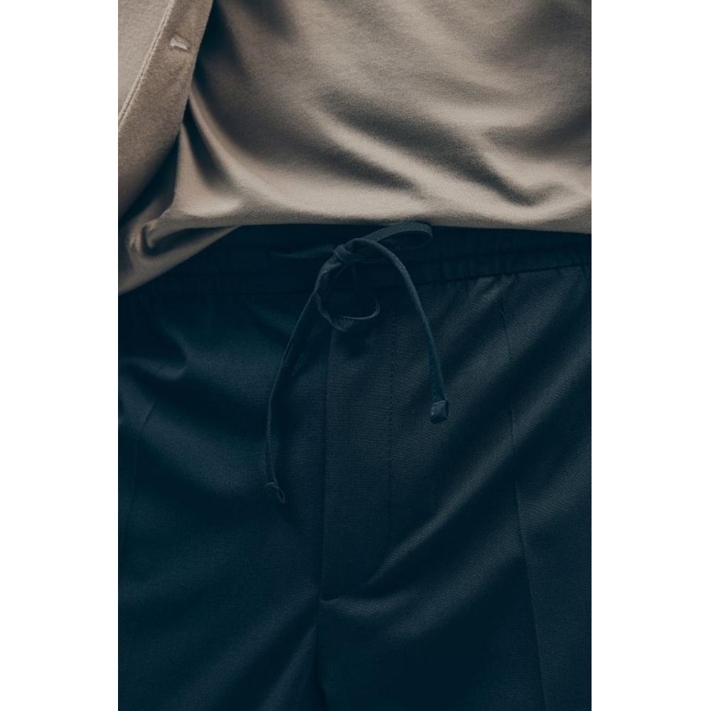 Брюки-джоггеры HM Tailored Slim Fit, черные