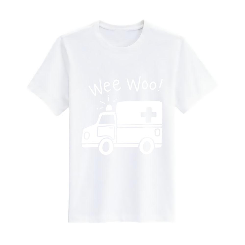 Top Unisexs shortsleeved print tshirt paramedic ambulance baseball graphic casual Cotton retro Fashion