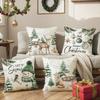 Printed Pillow Without Core New Christmas Pillow Cover Sofa Pillow Cover Bedside Cushion