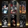 Борьба Перейра Алекс Для iPhone 17,16,15,14,13,12,11,Pro,MAX,Plus Черный Противоударный Конфетный Матовый Чехол
