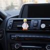 Автомобильный освежитель воздуха в форме милого утенка, диффузор аромата для вентиляционного отверстия автомобиля, зажим для парфюма на дефлектор, украшение с ароматом для вентиляционного отверстия салона