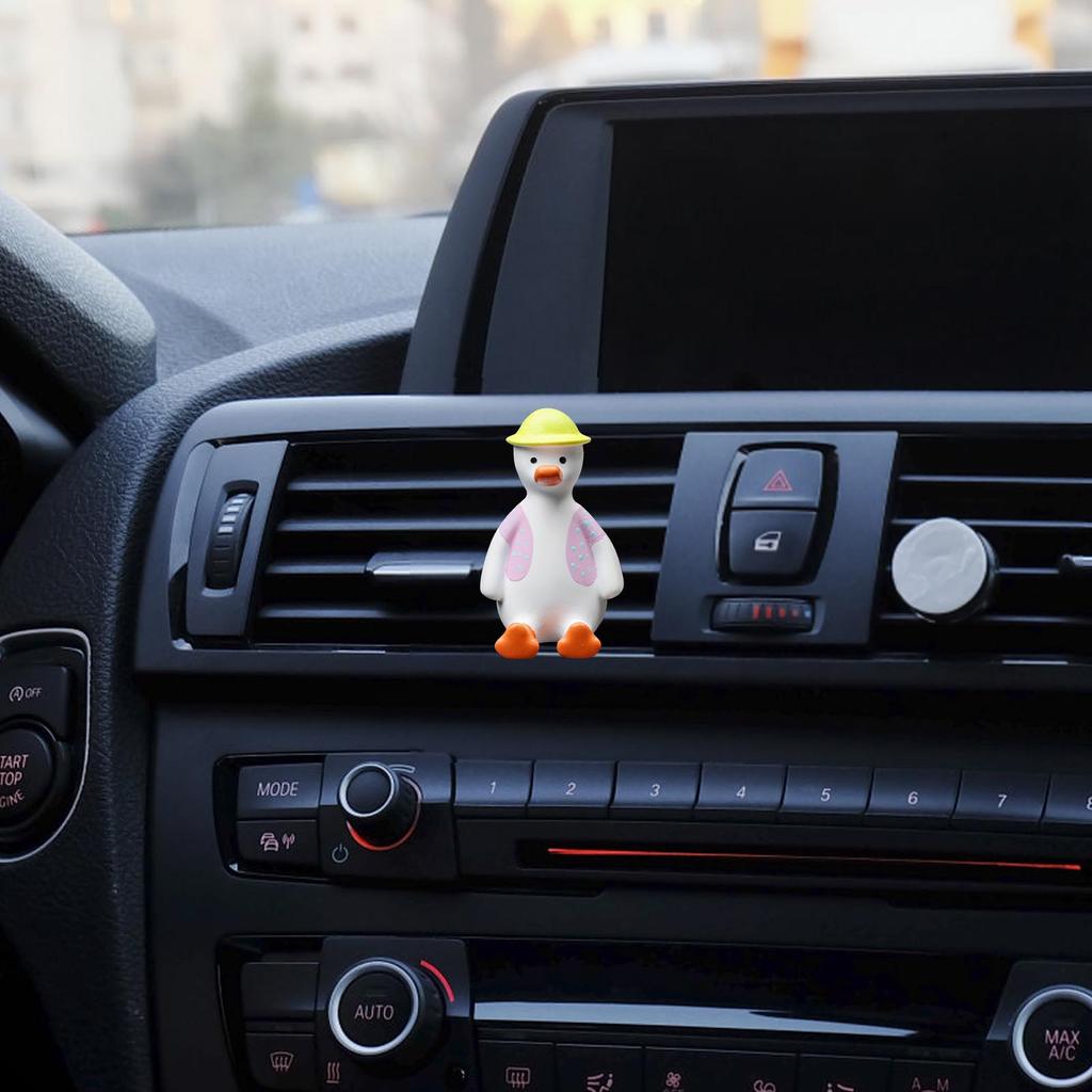 Автомобильный освежитель воздуха в форме милого утенка, диффузор аромата для вентиляционного отверстия автомобиля, зажим для парфюма на дефлектор, украшение с ароматом для вентиляционного отверстия салона