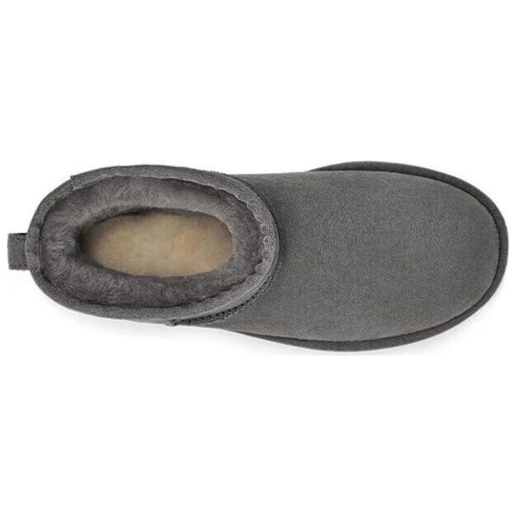 UGG Кроссовки Classic Mini II Boot серые женские 1016222-GREY