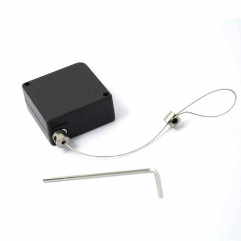10 Pieces Mobile Anti-lost Pull Box Anti Theft Recoiler Cable Retractor Cell Phone Security Retractable Anti-theft Pull Wire Box