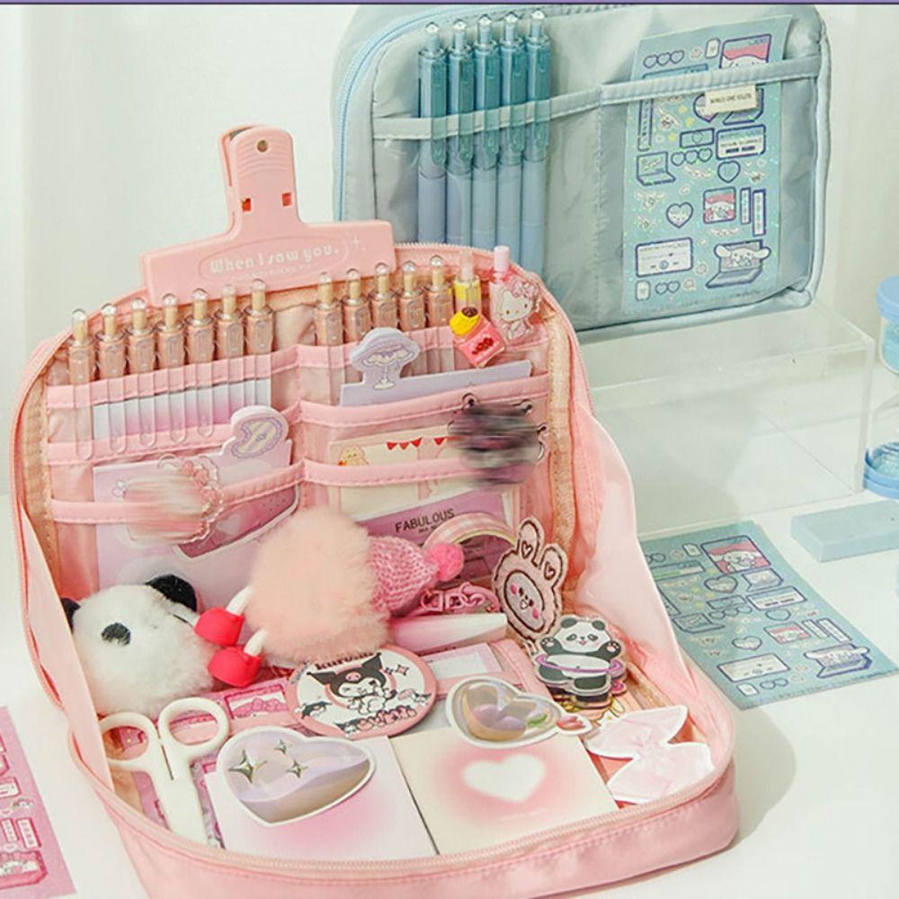 Пенал большой вместимости 12-слойная сумка для хранения ручек Многофункциональный пенал Подарок