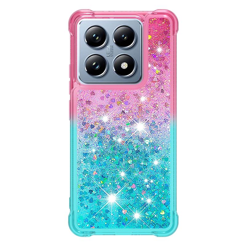 14T Pro Чехол для Fundas Xiaomi 14T Pro Чехол Bling Glitter Dynamic Liquid Чехол для Xiomi Xiaomi14T 14TPro Чехлы для телефонов Fundas