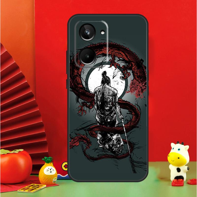 Япония Самурай Ниндзя Для Realme 10 11 12 13 14 Pro Plus 15 GT7 Pro GT6 C65 C67 C63 C61 C55 C51 C53 C35 C75 Чехол