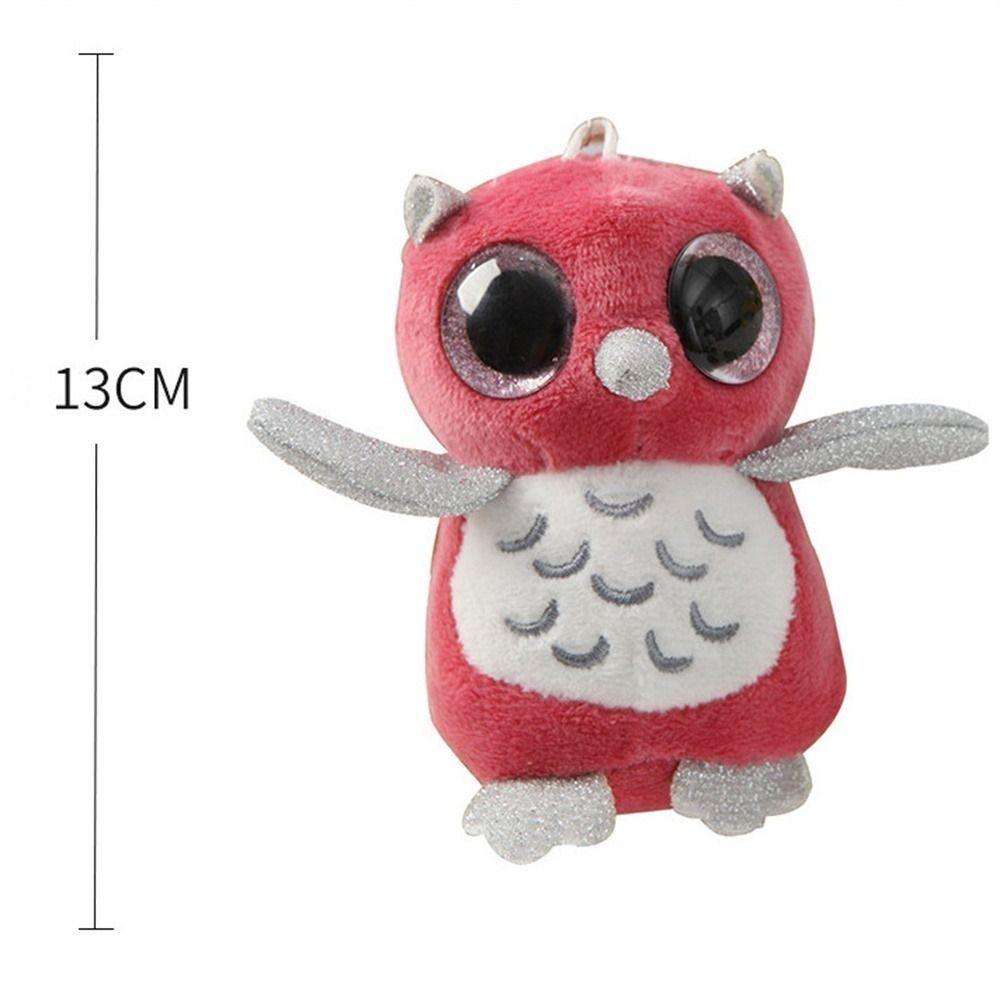 Милый Брелок-Сова из ПП Хлопка Мультяшные Украшения для Рюкзака Животное Брелок