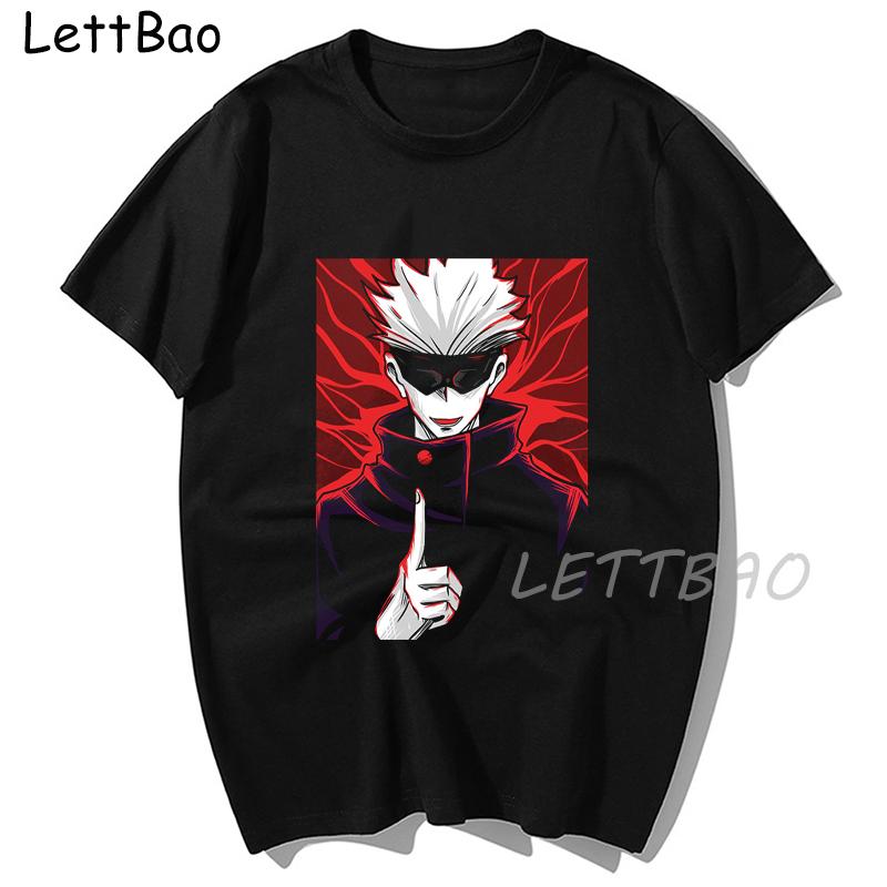 Jujutsu Kaisen T Shirt Japanese Anime Women Men Kawaii Woman Tshirts Tops Yuji Itadori Cartoon Unisex