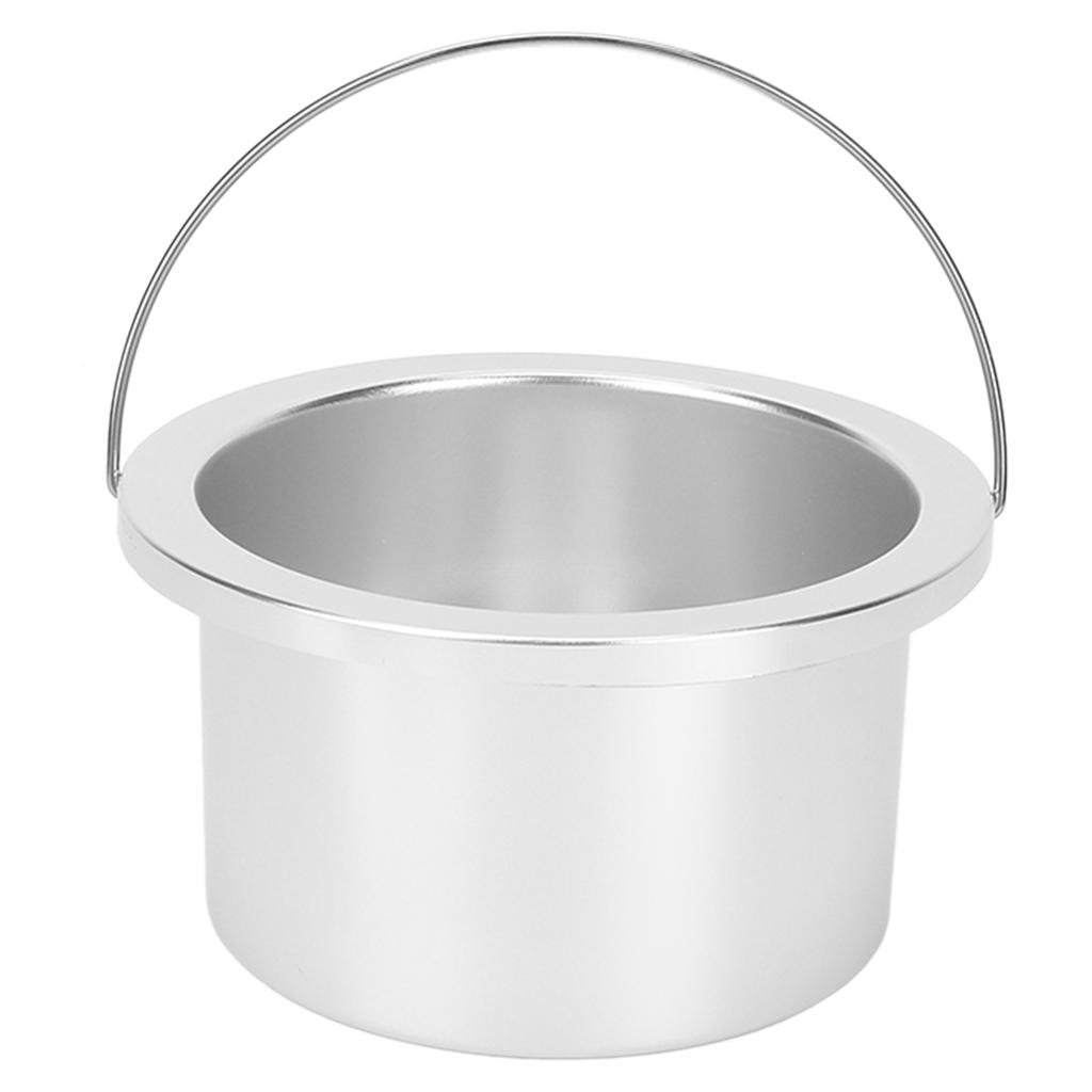 4.13in Wax Heat Machine Replacement Pot Aluminium Alloy Heating Quickly Evenly Wax Warmer Inner Pot Silver