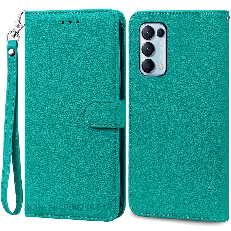 Для OPPO Find X3 Lite Чехол Мягкий Силиконовый Кошелек Кожаный Флип Чехол Для OPPO Find X3 Lite 5G Чехол-Книжка Чехол Чехол Fundas Shell